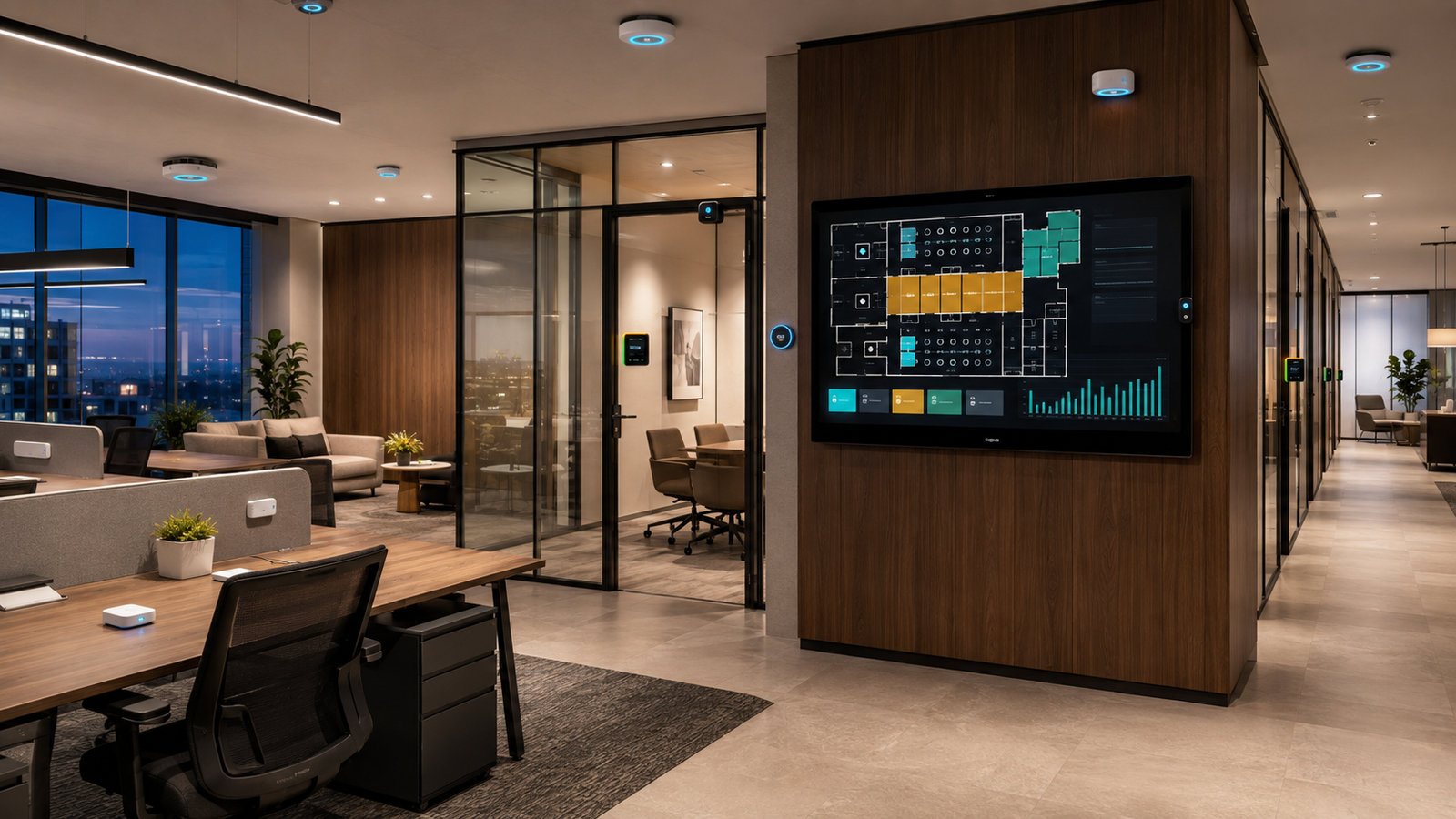 Smart occupancy management in an office